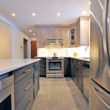 Ottawa Two-tone transitional kitchen Omega