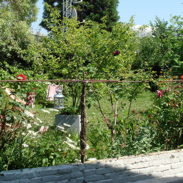 Aménagement paysager d'un jardin de ville...