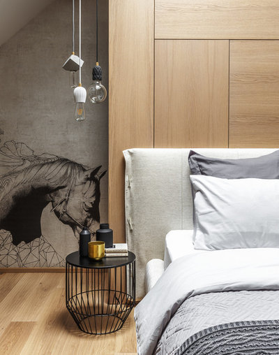 Contemporary Bedroom by Design Rocks