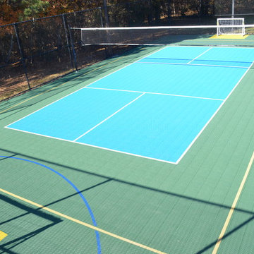 Basketball Court Conversion to Multi-Sport Court