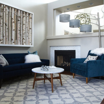 Glam living room