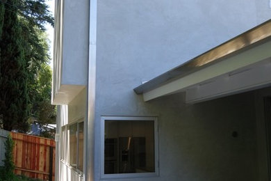 Stainless Steel Box Rain Gutters - Hollywood Hills CA