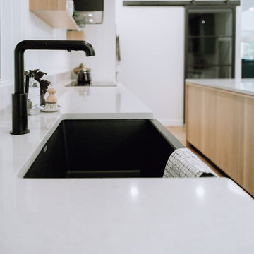 Inviting Scandinavian kitchen with versatile neutrals