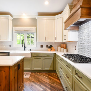Transitional Three-finish Kitchen Remodel Williamsburg, VA