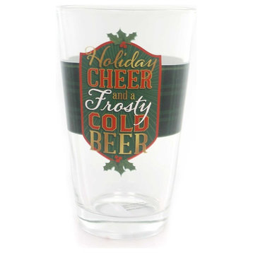 Tabletop Holiday Cheer Pint Glasses Beer Christmas Frosty Cold 2020160683 Frosty