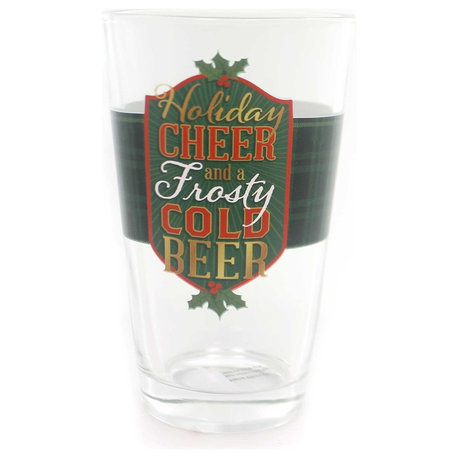 Tabletop Holiday Cheer Pint Glasses Beer Christmas Frosty Cold 2020160683 Frosty