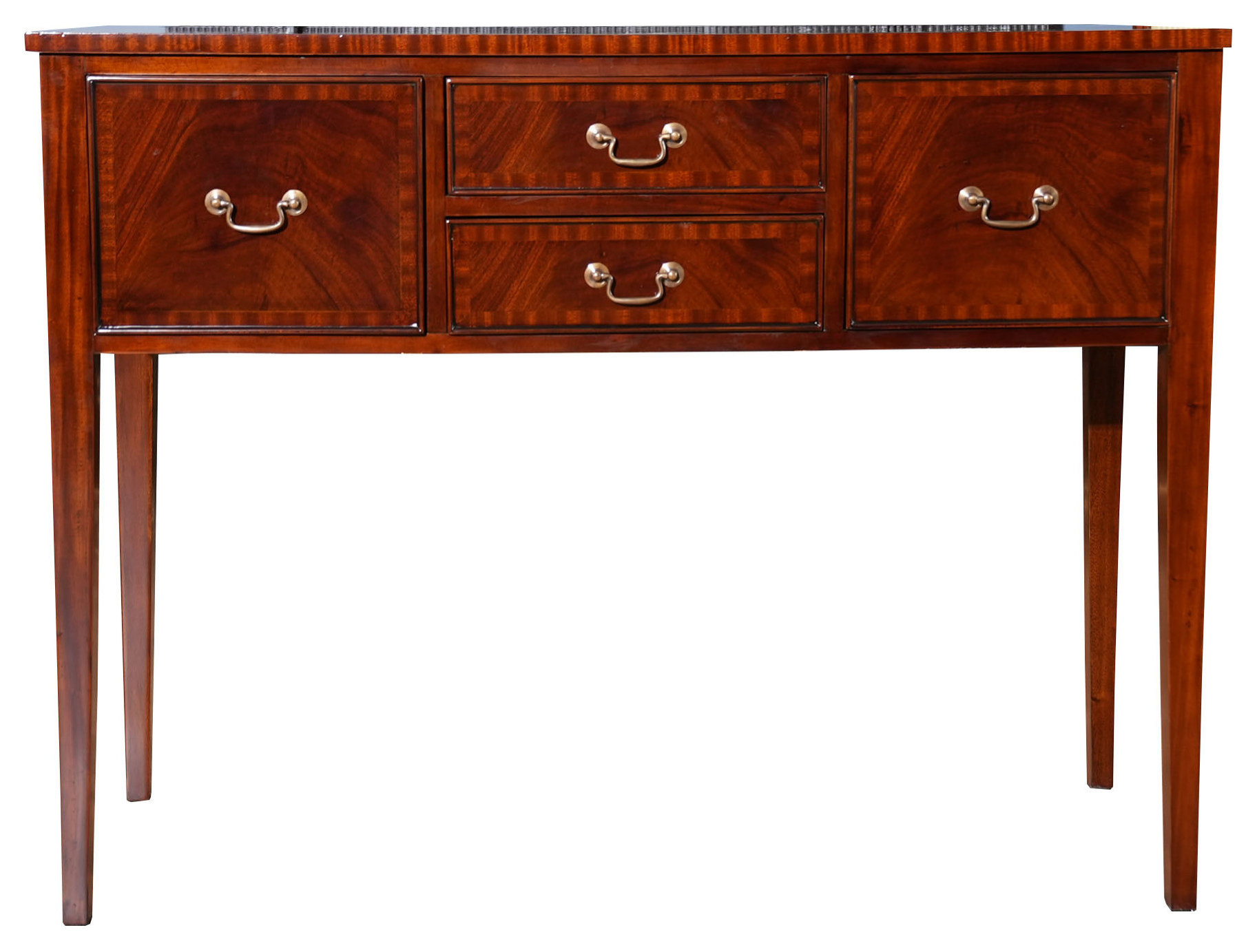 Small Tapered Leg Mahogany Sideboard