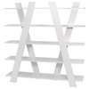 Wind Contemporary Unique Shelving And Display, Pure White