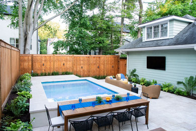 Example of a tuscan pool design in DC Metro