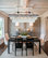 Weston Rectangular Glass Drop Crystal Chandelier, Antique Copper, Multiple Sizes