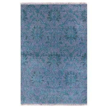 4' 2" X 6' 1" William Morris Hand-Knotted Wool Rug Q5891