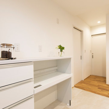 香川県に建つ、「凛と暮らす家」のキッチン