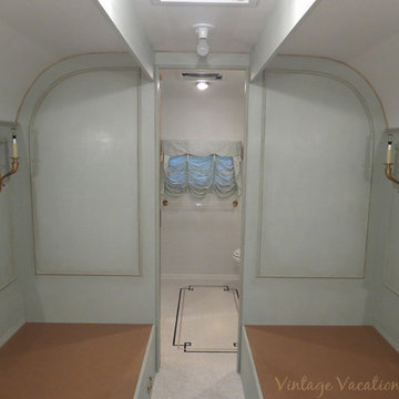 Marie Antoinette style vintage trailer restoration