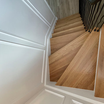 Project #106 | Winding Staircase with Modern Balustrade