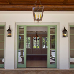 French Style Home - Front Doors