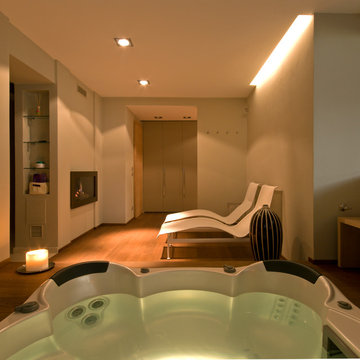 Basement with spa
