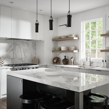 Traditional Kitchen Remodel - leans into Modern