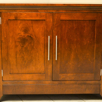 Automated TV Lift Cabinet in Solid Cherry (The Richmond)