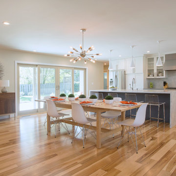Moraga Open concept Kitchen living dining