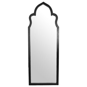 Black Moorish Wood Full Length Mirror