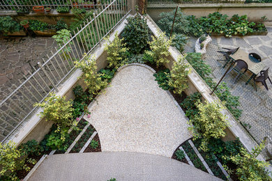 This is an example of a classic garden in Milan.