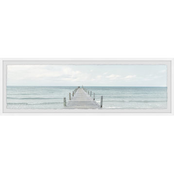"Endless Ocean" Framed Painting Print, 45x15