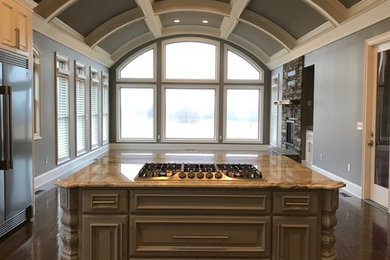 Arts and crafts kitchen photo in Other