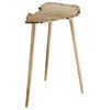 Cyan Needle Side Table 11298, Aged Gold