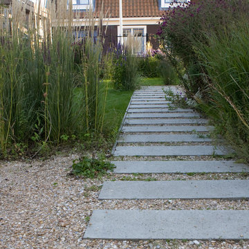 Beach garden in the middle of a new development