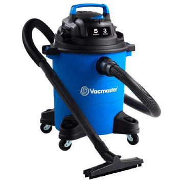 Vacmaster VOC507PF Wet/Dry Vacuum, 5 Gallon, 3 Peak HP