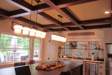 Example of an arts and crafts home design design in Atlanta