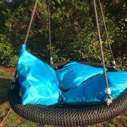Nest Swing suspended group swing by Treehouse Life Ltd. - Garden Swing Seats