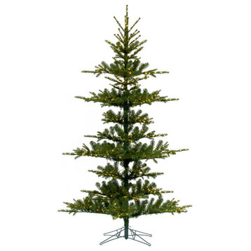 Vickerman Artificial Yukon Christmas Tree, Warm White, 7.5'x57"