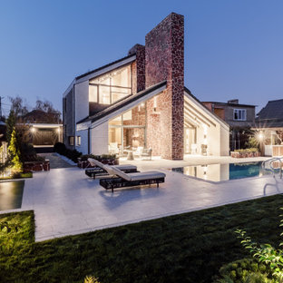 Moderne Häuser mit Backsteinfassade Ideen, Design & Bilder - November