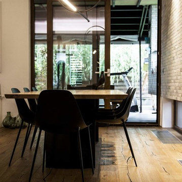 Industrial style living - room and kitchen furniture by Cuibul de Design.