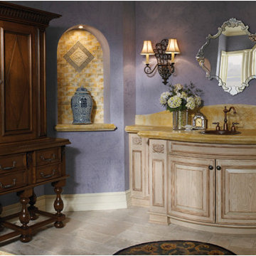 Wood-Mode Looks Bathroom