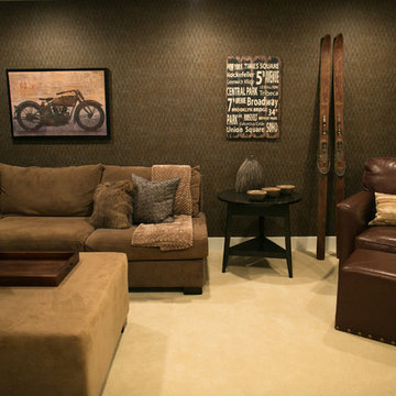 Masculine Media Room