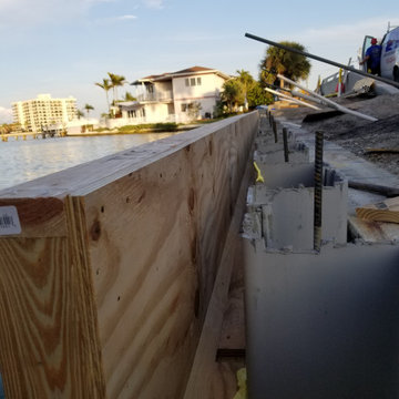 600 feet of seawall
