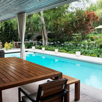 Canyon View Covered Outdoor Dining Space