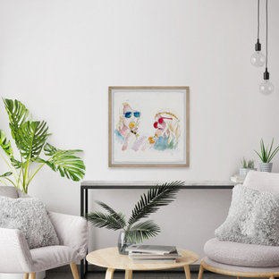 "Cool Hippies" Framed Painting Print