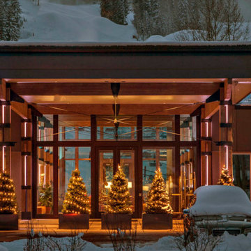 Escape the snowy mountains, and enter the warmth and coziness of the Inn at Aspe
