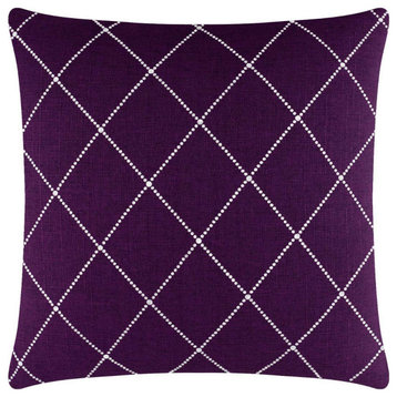 Sparkles Home Rhinestone X Pillow - 16" - Purple