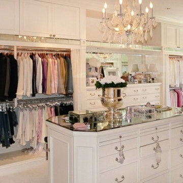 Organized Walk-in Closet