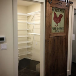 Sliding Barn Doors - Pantry Cabinets