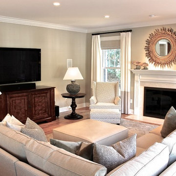 Serenely Elegant Family Room -- Ellen Kilroy