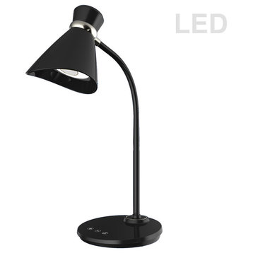 1-Light Table/Desk Lamp, Black