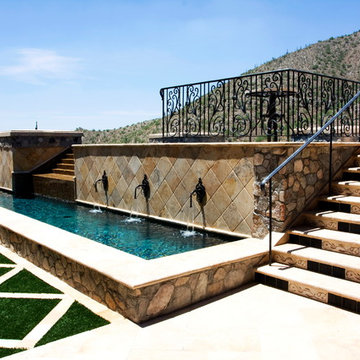 Straight Line Pools by Mossman Brothers Pools