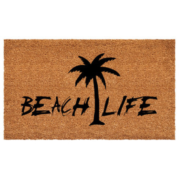 Calloway Mills Beach Life Palm TreeDoormat, 24x48