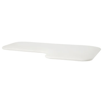 L-Shaped Replacement Cushion Shower Seat Top Only, 32", Left-Handed