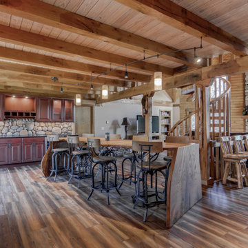 Log Home Custom Kitchen